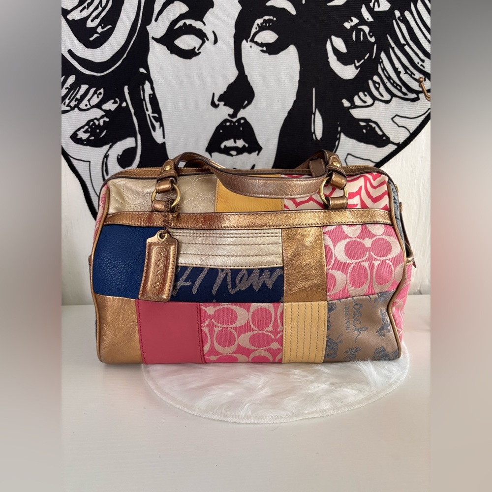 Coach Y2K Signature Patchwork satchel